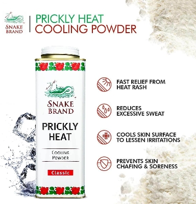 Picture of Snake Brand Prickly Heat Cooling Powder Classic 140g