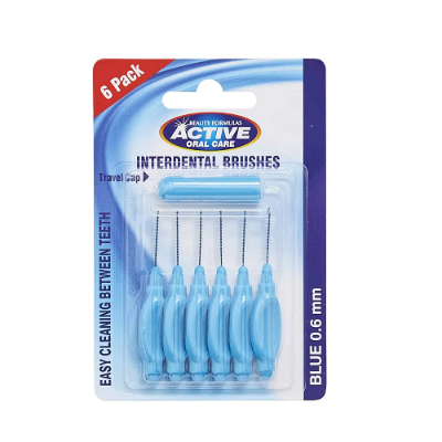 Picture of Active Oral Care Interdental Brushes 0.6mm 6 Pack
