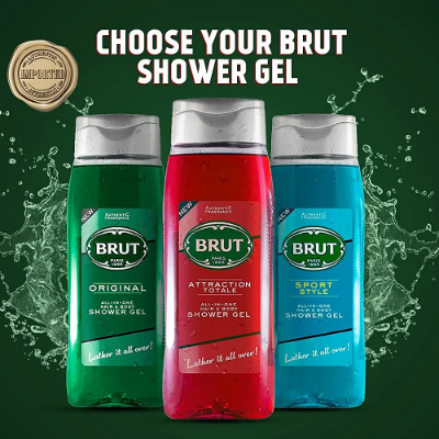 Picture of Brut Original All in One Hair & Body Shower Gel 500ml