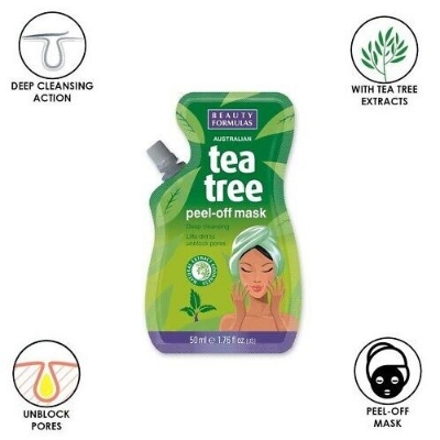 Picture of Tea Tree Peel off Mask Deep Cleansing Dirt Lifting Unblock Pores Blackheads 50ml