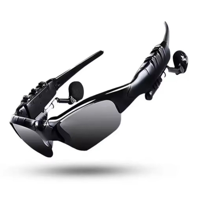 Picture of 5.0 Stereo Bluetooth Headphones Polarized Sunglasses Outdoor Sports Cycling Audio Glasses Surround Sound Headphones Music & Call Black