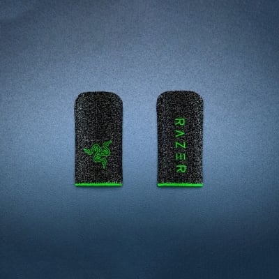 Picture of RAAZER gaming finger sleevs for pubg, freefire, cod mobile, efootball users Razer 1 pair