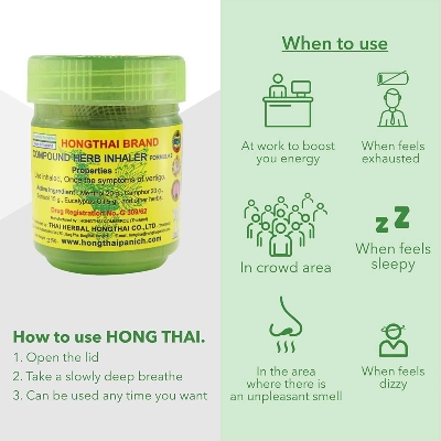 Picture of HONG THAI Traditional Compound Herbal Inhaler Formula 2 5g