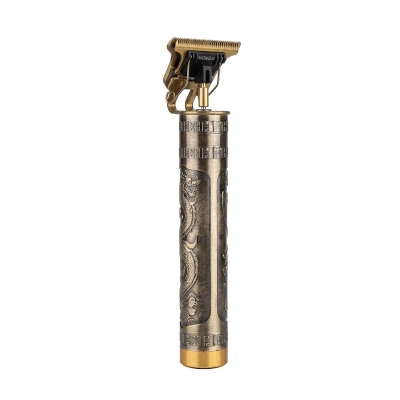 Picture of Hair Trimmer Shaver Rechargeable For Men Hairdresser Plastic Hairdresser Products Portable Travel Supplies Barber Shop Head Gold