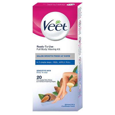 Picture of Veet Full Body Waxing Kit Sensitive Skin 20 Strips