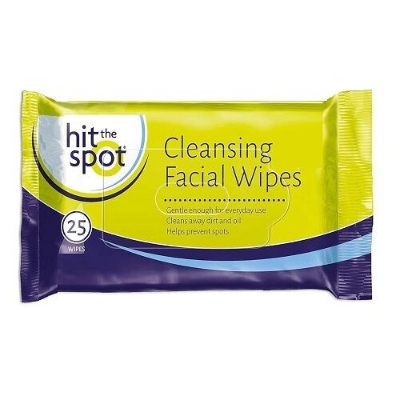 Picture of Hit The Spot Cleansing Facial Wipes 25 Wipes