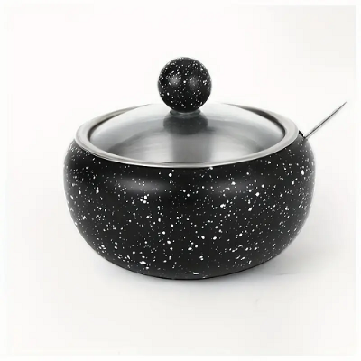 Picture of Polka Dot Stainless Steel Seasoning Tank Seasoning Pot 11cm ( Random Colour )