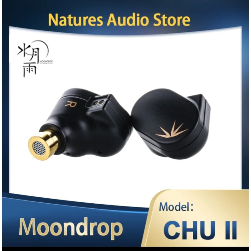 Picture of Moondrop CHUI 2 Dynamic Driver In-ear Headphone CHU2 Monitor IEM Earphone CHU 3.5mm/ DSP TYPE C  Earbud With Detachable 0.78mm cable with mic 