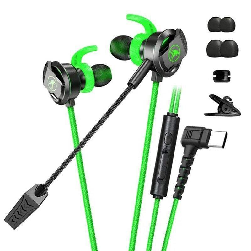 Picture of Plextone RX3 Plus Type-C Gaming Earphones Green