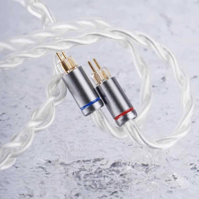 Picture of Nicehck SP4 USB C IEM Cable with Mic White