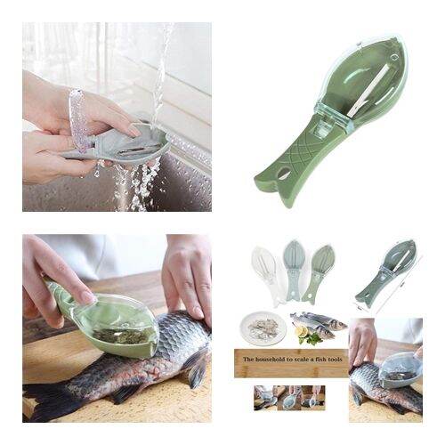 Picture of Fish Skin Scraping & Peeler With Storage Box