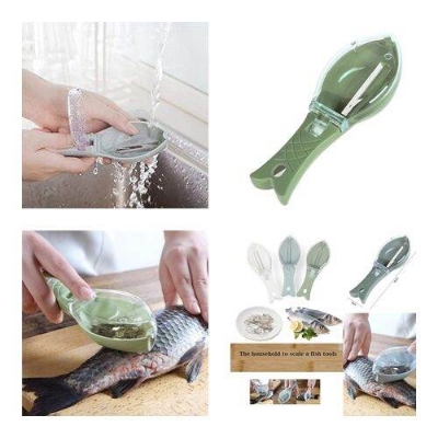 Picture of Fish Skin Scraping & Peeler With Storage Box