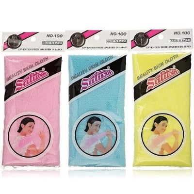 Picture of Salux Japanese Beauty Nylon Exfoliating Skin Bath Wash Cloth - 1 Piece