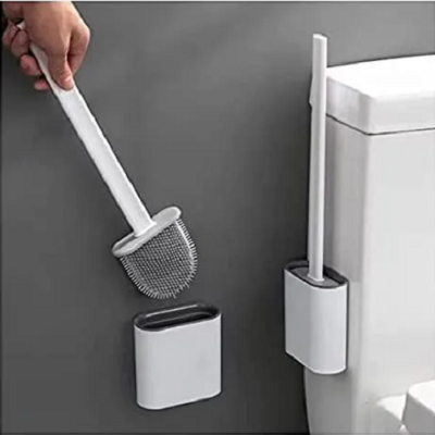 Picture of Multicolor Silicone Toilet Cleaning Brush