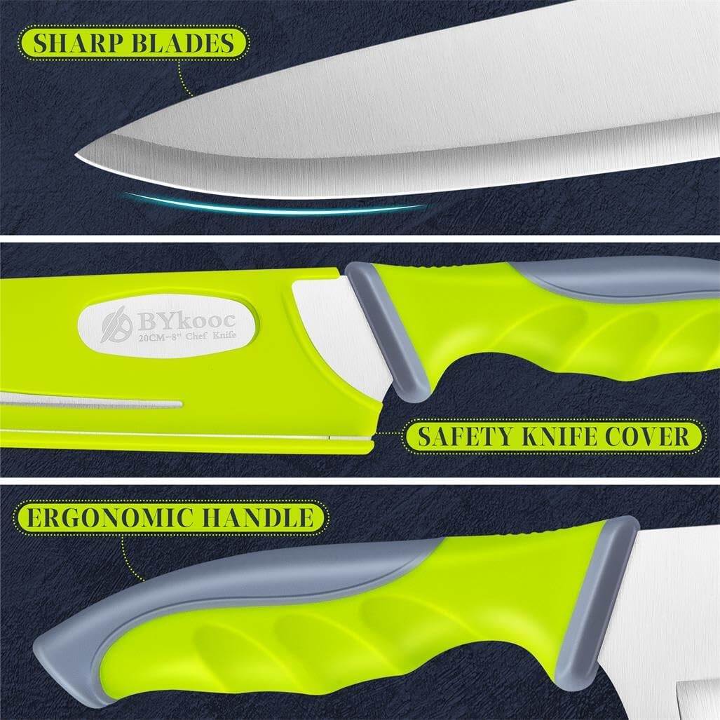 Picture of Professional Chef's Knives Stainless Steel Sharp with Ergonomic Handle