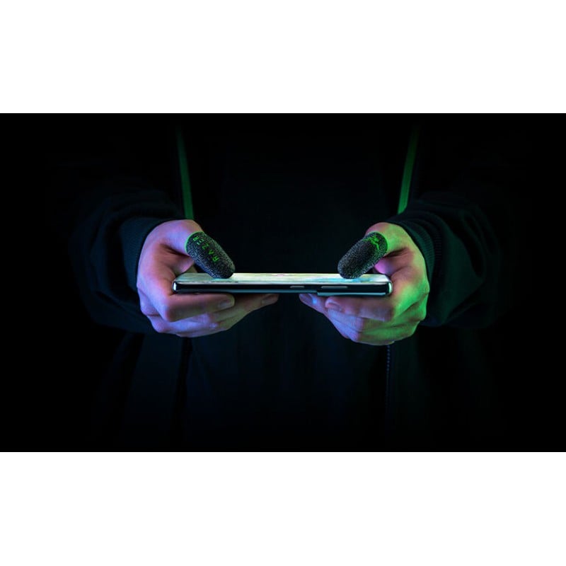 Picture of RAAZER gaming finger sleevs for pubg, freefire, cod mobile, efootball users Razer 1 pair