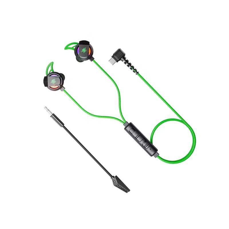 Picture of Plextone RX3 Plus Type-C Gaming Earphones Green