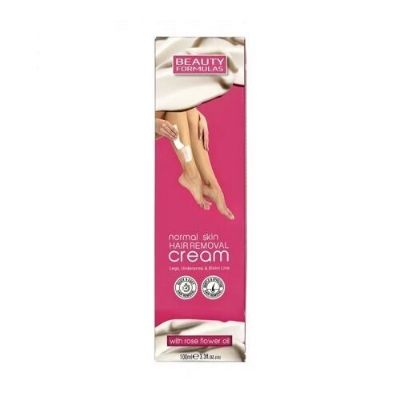 Picture of Beauty Formula Normal Skin Hair Removal Cream with rose flower oil 100ml