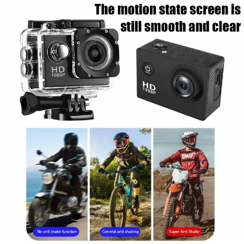 Picture of 4K Ultra HD Action Camera 3MP 900mAh Underwater Waterproof Case Outdoor Sports Helmet Video Recording Cameras With 2.0 HD Screen 