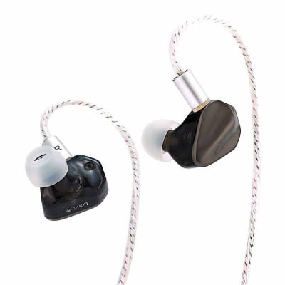 Picture of KEFINE Loric 10mm Dynamic Driver in ear monitor Black 3.5m with mic