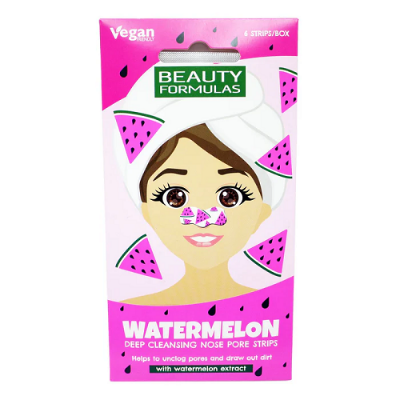 Picture of Beauty Formulas Watermelon Nose Pore Strips - 6 Strips