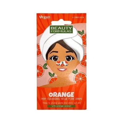 Picture of Beauty Formulas Orange Nose Pore Strips - 6 Strips