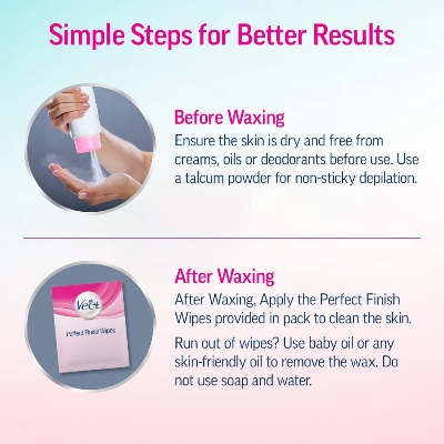 Picture of Veet Professional Dry Skin Skin Hair Removal Wax Strips 20 Strips