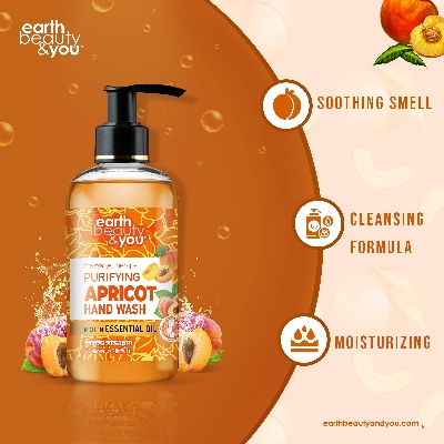 Picture of Earth Beauty & You Purifying Apricot Hand Wash 370ml