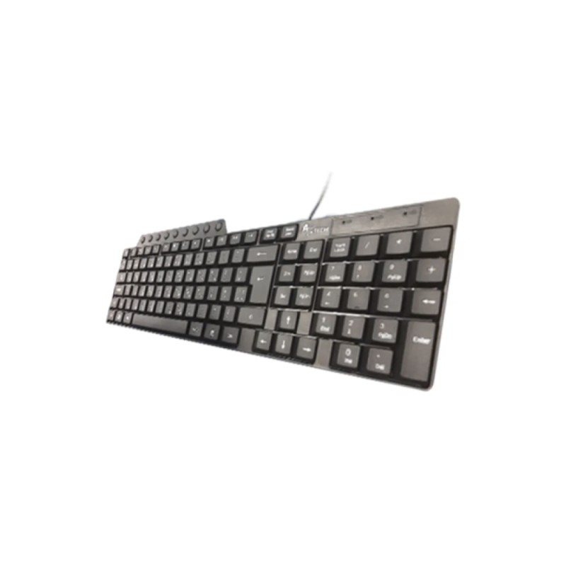 Picture of Combo of A.tech wired keyboard mouse set , wired keyboard and mouse sets Black