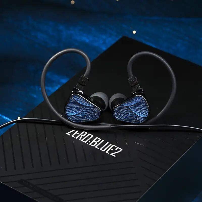 Picture of TRUTHEAR x Crinacle ZERO:BLUE2 wired iem , earphone Ideal for music, competitive gaming, movies, and everyday listening Blue