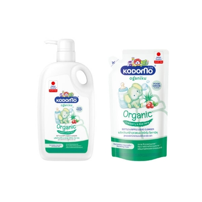 Picture of Kodomo Organic Cranberry & Aloe Vera Bottle & Nipple Liquid Cleanser 600ml Refill Pack