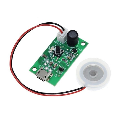 Picture of USB Mini Humidifier DIY Kits Mist Maker and Driver Circuit Board Black