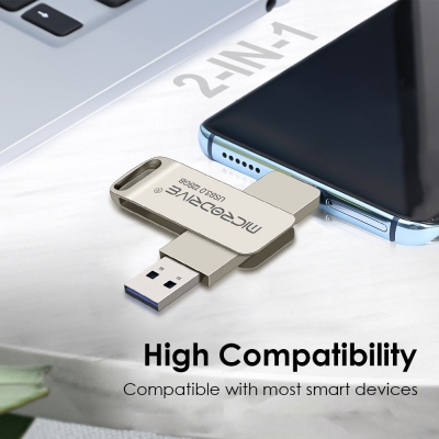 Picture of 2 in1 OTG USB - C To USB 3.0/2.0 flash drive 128GB USB-C Pendrive USB3.0 /2.0Pen Drive Memory Stick Type-C Disk 