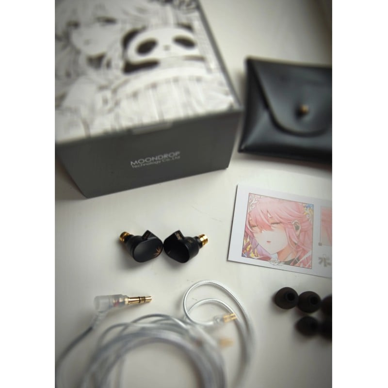 Picture of Moondrop CHUI 2 Dynamic Driver In-ear Headphone CHU2 Monitor IEM Earphone CHU 3.5mm/ DSP TYPE C  Earbud With Detachable 0.78mm cable with mic 