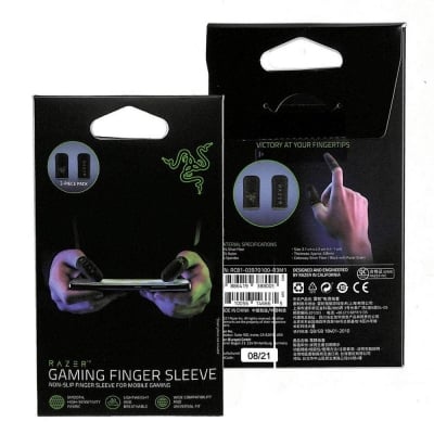 Picture of RAAZER gaming finger sleevs for pubg, freefire, cod mobile, efootball users Razer 1 pair