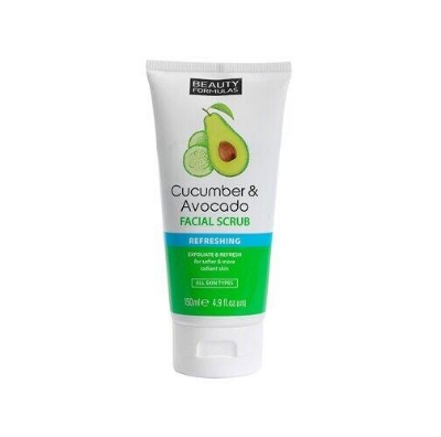 Picture of Beauty Formulas Cucumber And Avocado Facial Scrub - 150ml