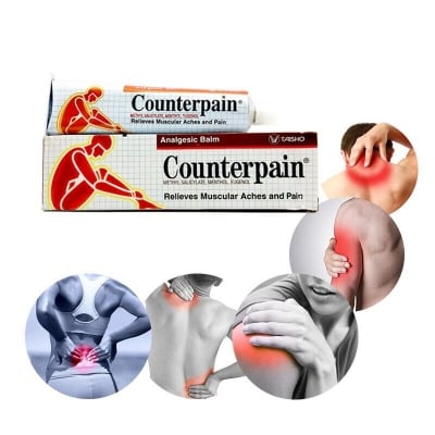 Picture of Counterpain Analgesic Balm Relieves Muscular Aches And Pain 60g | Made in Thailand