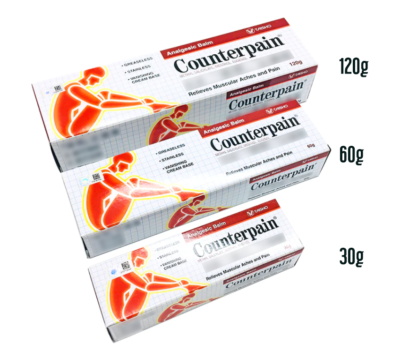 Picture of Counterpain Analgesic Balm Relieves Muscular Aches And Pain 60g | Made in Thailand