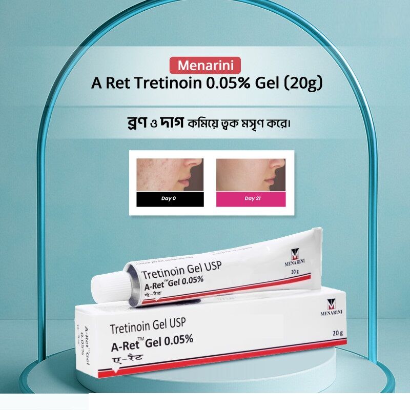 Picture of Tretin 0.05% Cream for Acne treatment and Pores 30g