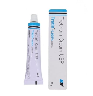 Picture of Tretin 0.025% Cream for Acne treatment and Pores 30g