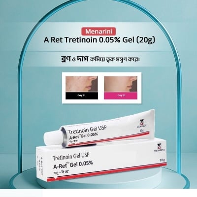 Picture of Tretin 0.025% Cream for Acne treatment and Pores 30g