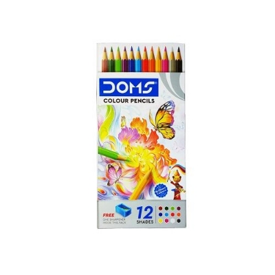 Picture of Doms Long Colour Pencils 12 Shades
