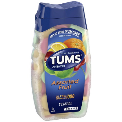 Picture of Tums Ultra 1000 Assorted Fruit 72 chewable tablets
