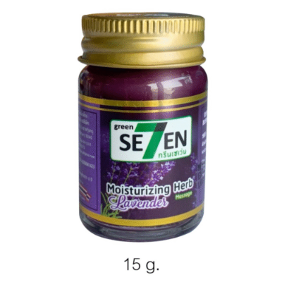 Picture of Jual Se7en  Green Seven Sleep Balm Mouisturizing Herb Lavender 15g for Sleep Aid