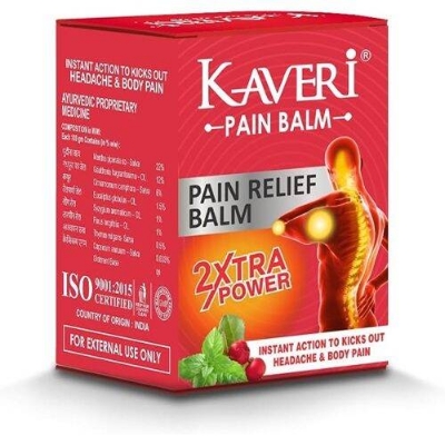 Picture of Kaveri Pain balm 2X Xtra PowerAyurvedic balm