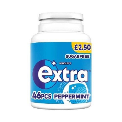 Picture of Extra Peppermint Sugarfree Chewing Gum Bottle 46 Pieces