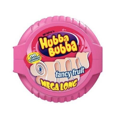 Picture of Wrigley’s Hubba Bubba Fancy fruit Flavour Mega Long Bubble Gum 56gm