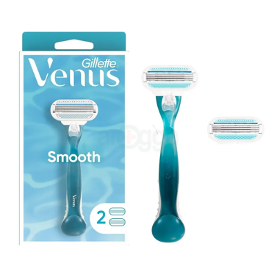 Picture of Gillette Venus Smooth razor for women, women’s razor + 2 razor blades