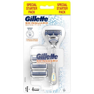Picture of Gillette Skinguard Sensitive Razor + 3 Blades