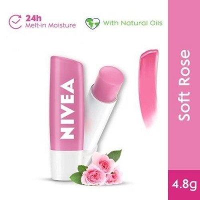 Picture of Nivea Soft Rose Caring Lip Balm 4.8g